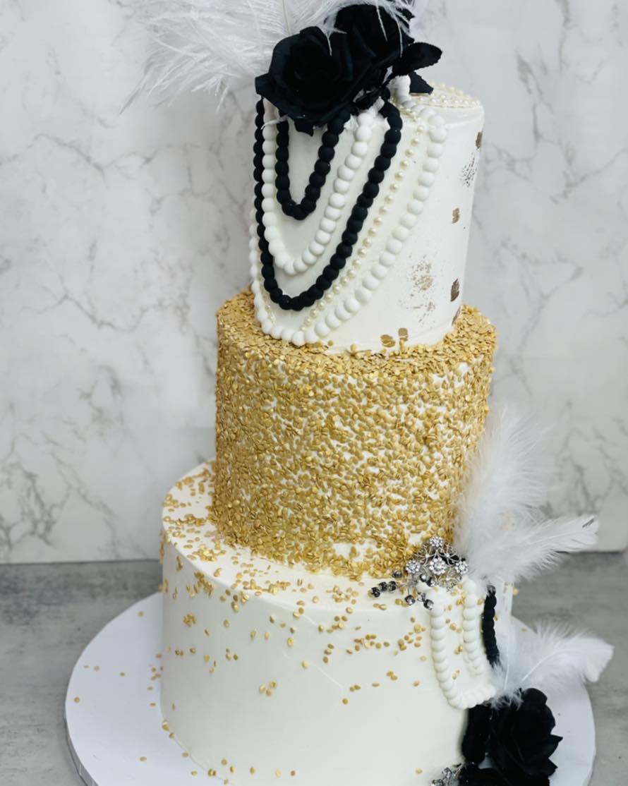 Great Gatsby theme cake …