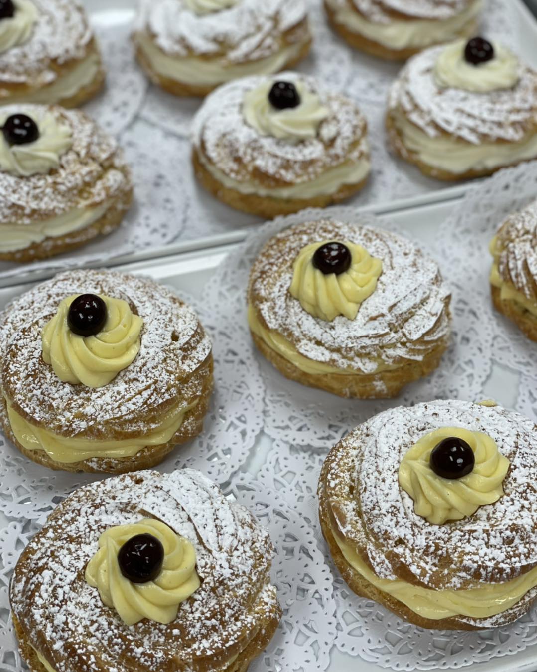 Today we celebrate Saint Joseph .. we got ready some beautiful Zeppole pastry or cannoli filled...