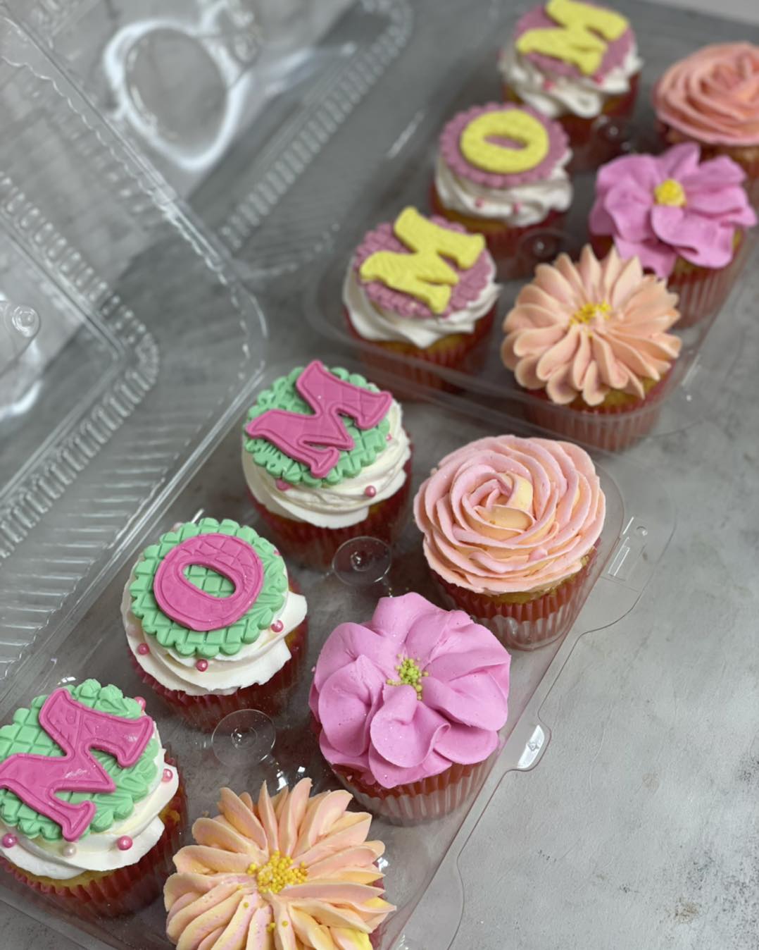 #Mother’s Day cupcakes….🌸🌸🌸🌸